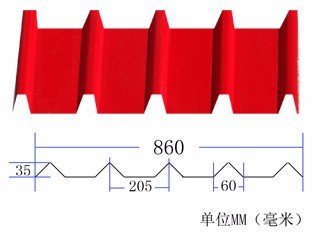 訢雙贏860-5型紅色防腐瓦防腐板菱鎂瓦屋面瓦廠房瓦秸稈瓦